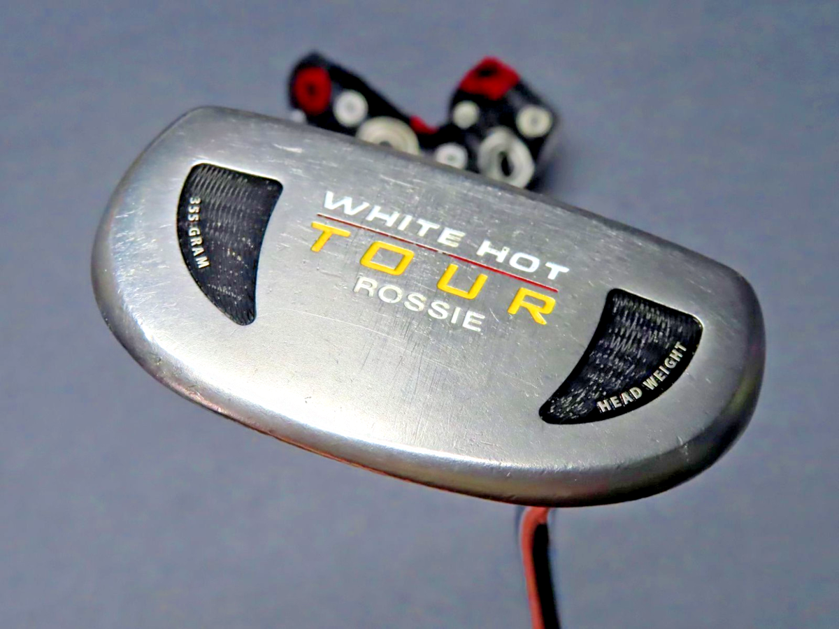 【超稀少2ドットレフティ】初代ODYSSEY WHITE HOT ROSSIE Odyssey White Hot Tour Rossie Mid-Mallet Putter RH 35.5