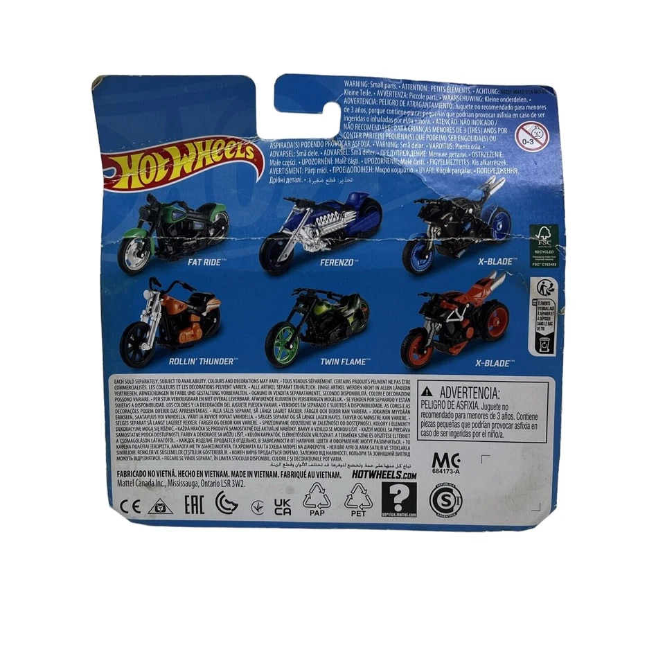 Hot Wheels Lot Rollin Thunder, X Blade, Ford Super De Luxe, Toyota 2000gt Roadst - Image 3 of 4