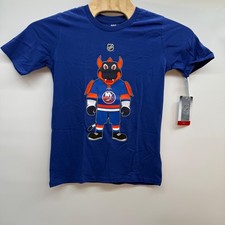 NHL New York Islanders Sparky the Dragon Youth T Shirt Blue L 14/16
