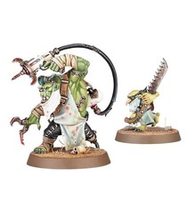 Warhammer 40k Armageddon Orks Big Boss, Bannernob  Painboy w/ Grot Orderly