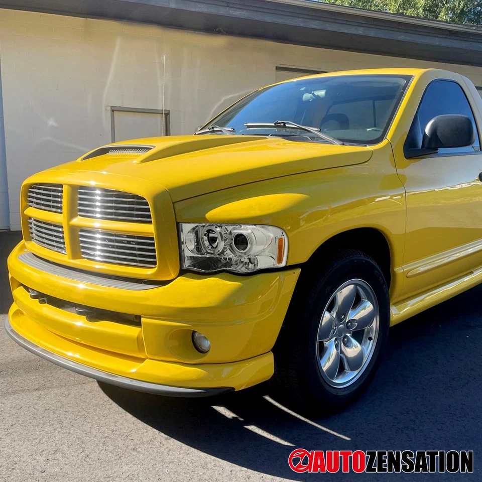 Fits 2002-2005 Dodge Ram 1500 2500 3500 LED Halo Projector Headlights Lamp 02-05 - Image 3 of 4