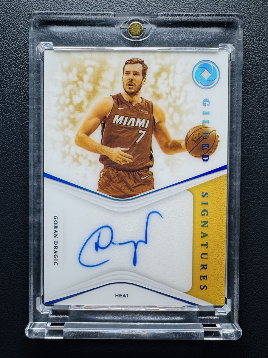2019-20 Panini Opulence Goran Dragic Gilded Signatures Platinum Auto 1/1 1of1 view 1