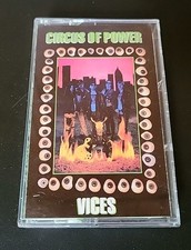 Vices by Circus of Power Cassette 1990 RCA 2022-4-R US Plays