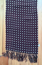 VINTAGE MID-CENTURY CISCO FRINGE RAYON SCARF