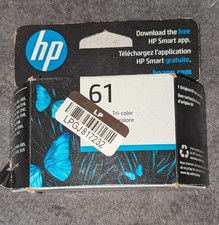 Genuine New HP 61 Tri-Color Ink Cartridge CH562WN Factory Sealed