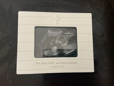 Hallmark Religious Ultrasound Picture Frame    For This Child, We Have Prayed    