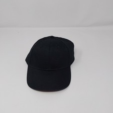 Augusta Sportswear Black Youth Baseball Cap Blank Dad Hat Cotton Adjustable