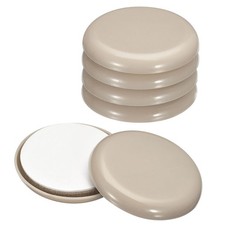 Furniture Sliders, 16Pcs 2" - Plastic Self-adhesive Round Sliding Pads Grey 