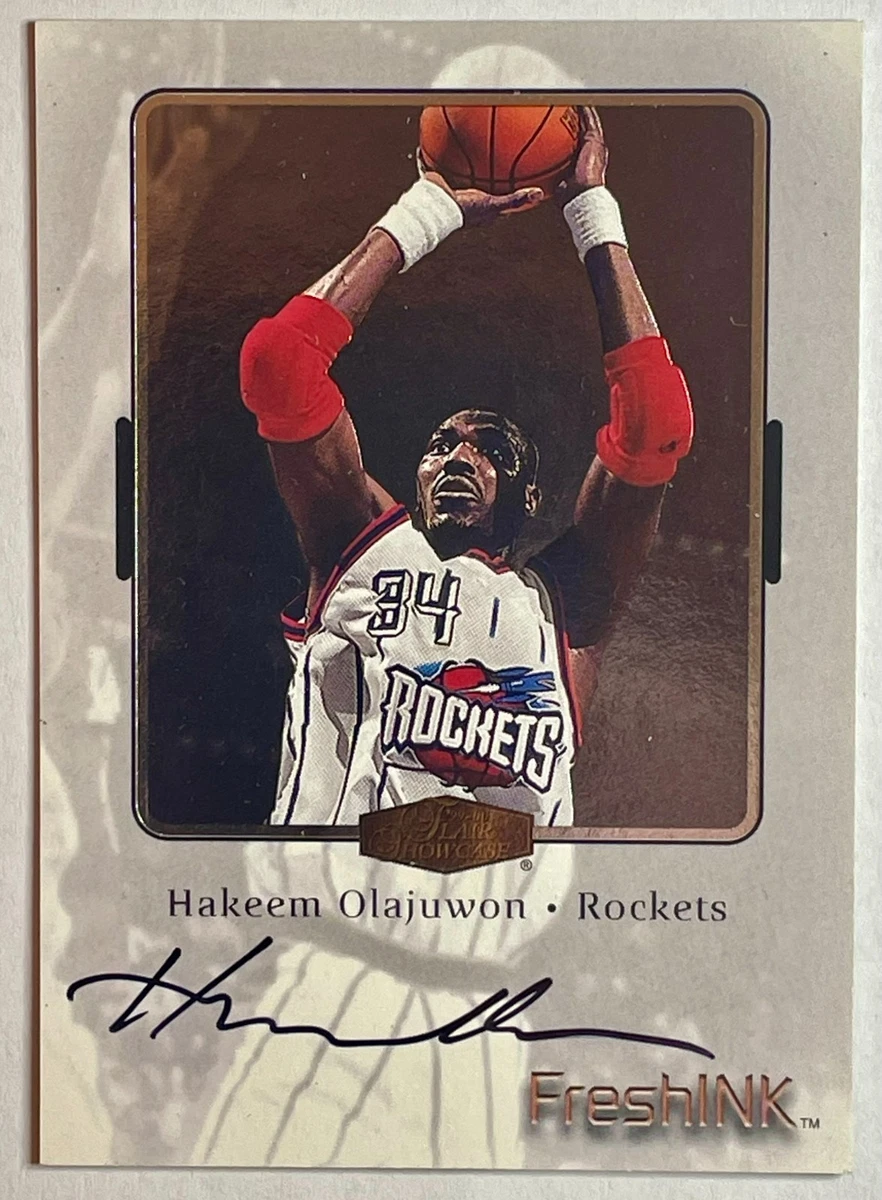 Hakeem Olajuwon Autograph Basketball Cards for sale | eBay
