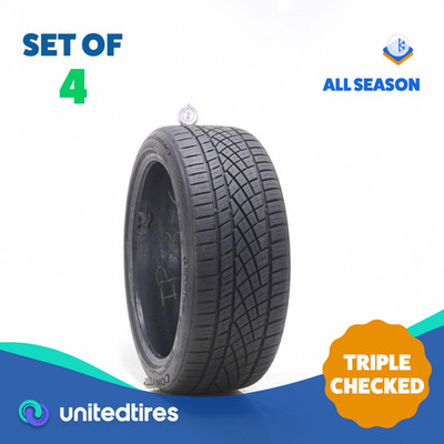 Set of (4) Used 235/40ZR19 Continental ExtremeContact DWS06 Plus (19GVZ)