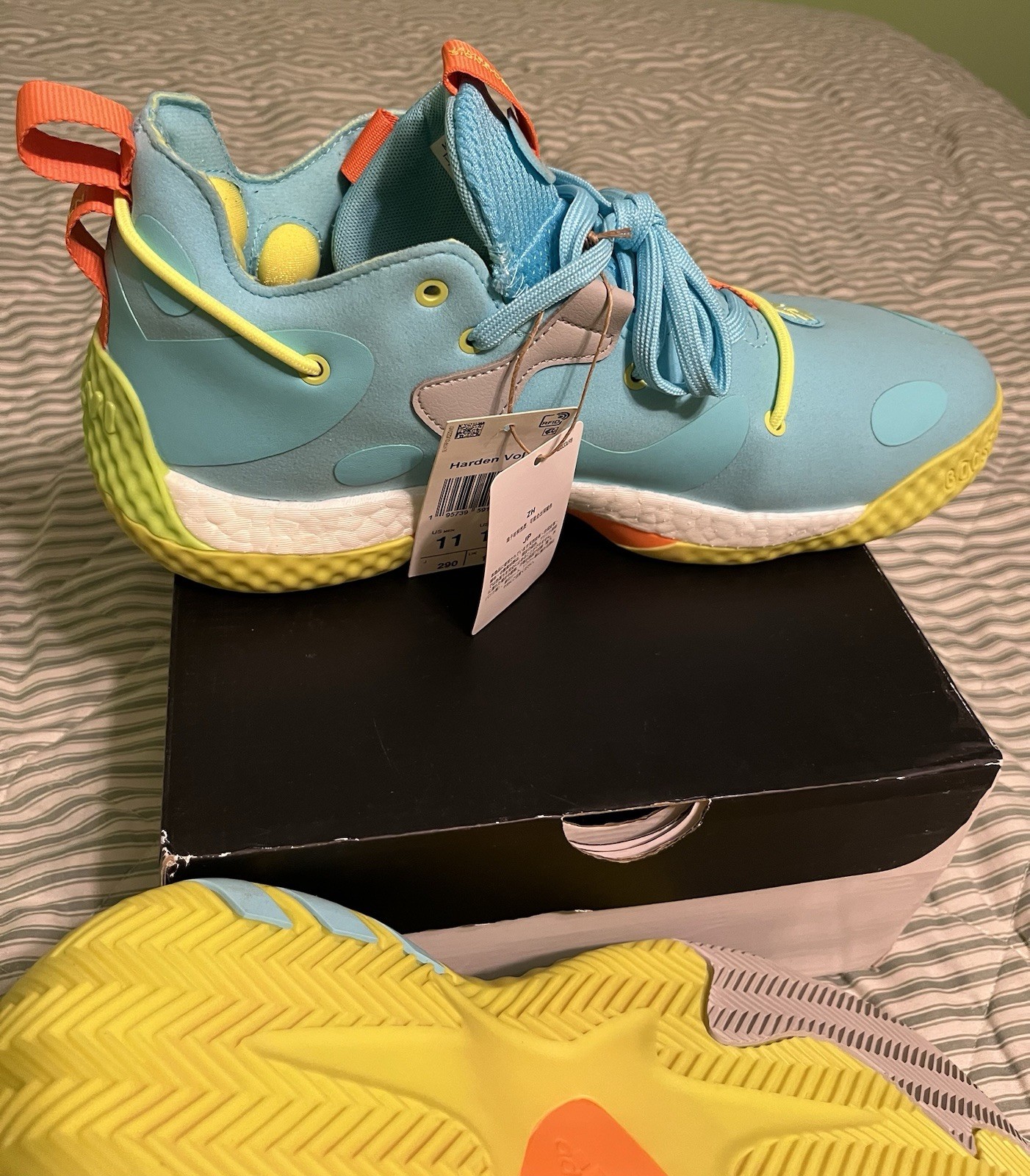 Adidas - Harden vol 6 Size 11 Mens Aqua ***BRAND NEW*** thumbnail 4