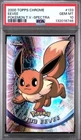 2000 TOPPS CHROME POKEMON T.V. SPECTRA #133 EEVEE PSA 10 NEW MODERN GRADE LOOK