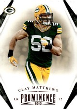 2013 Panini Prominence #39 Clay Matthews