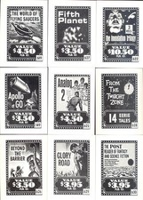 TWILIGHT ZONE BLACK & WHITE BOOK COVERS FACTORY REPRINT BASE CARD SET OF 12 TV