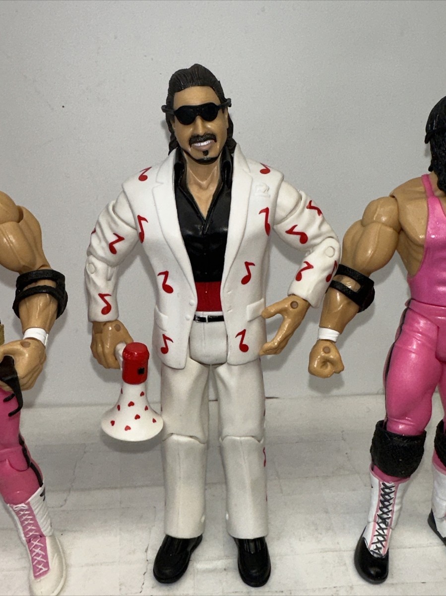 WWE Jakks Classic Superstars 3-Pack Hart Foundation Bret Jim