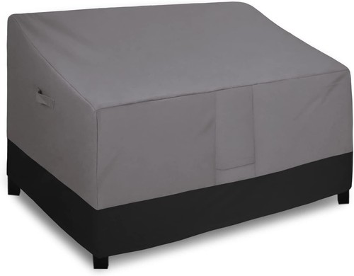 Custom Fit Waterproof Loveseat Cover with Elastic Hem - Ideal for Outdoor Safety - Picture 3 of 9