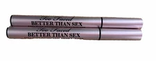 Too Faced Better Than Sex DEEPEST BLACK Waterproof Liquid Eyeliner - 2X