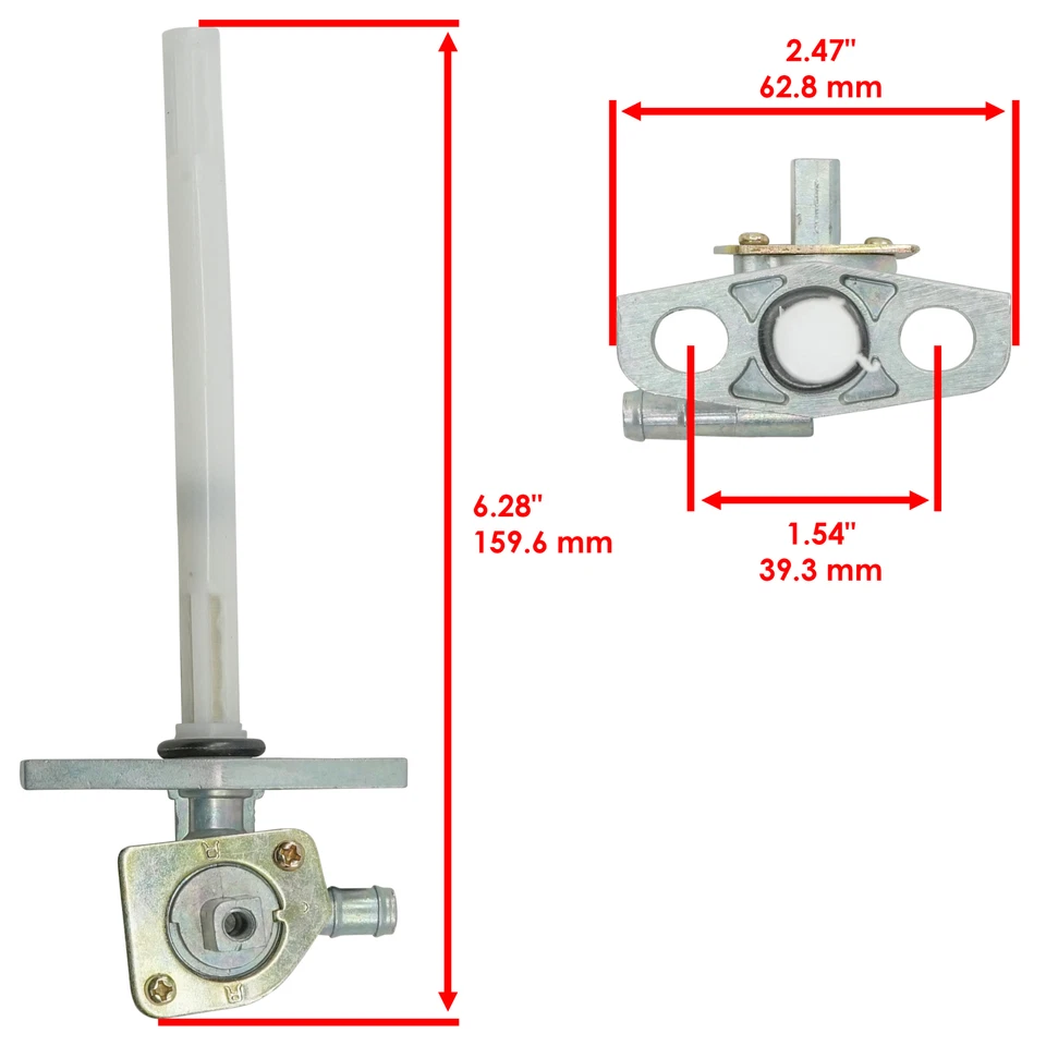 Fuel Valve And Lever Petcock For Honda Foreman Rubicon 500 TRX500FA 2001-2004 - Image 2 of 4