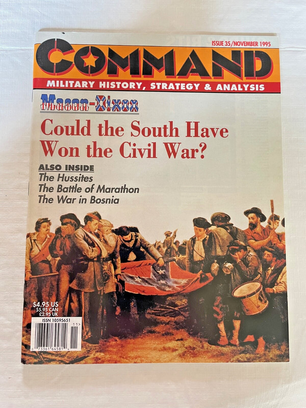 Command Magazine #35: Mason-Dixon Alt Civil War & Balkan Hell (1995) UP