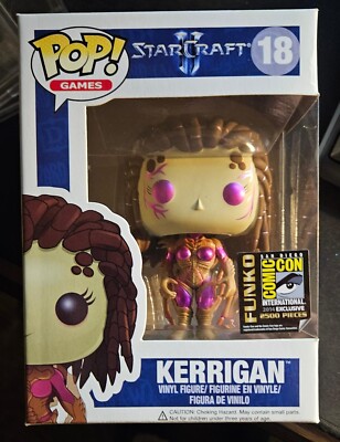 Funko PoP SDCC2014 Exclusive Starcraft 2 Sarah Kerrigan #18 w/Protector