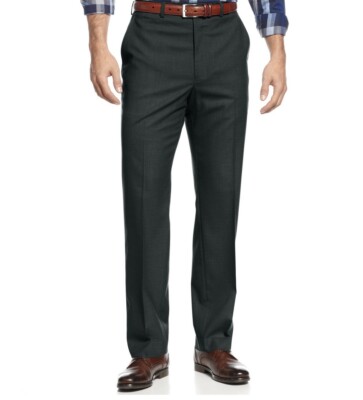 Michael Kors Men's Solid Classic-Fit Stretch Dress Pants