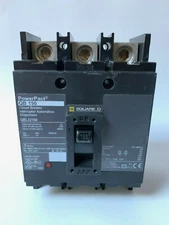 QBL32150 Square D 150 Amp 250V 3 Pole Feed Thru Circuit Breaker Line & Load Lugs