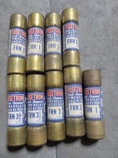 Lot of 11 Buss Fusetron Type FRN Amp Time Delay Cartridge Fuses 1, 3.5, 3, 5