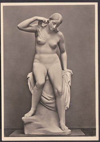 20245 Haus der Deutschen Kunst Nr. 535 Karl May Badendes Mädchen Akt Erotik