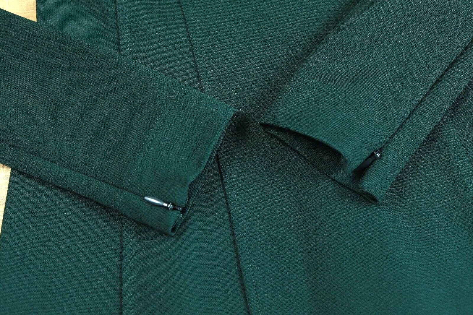 VALENTINO Abito formale Theory nuovo con etichette $355 taglia P Valentina verde biliardo scuro maglia subacquea NUOVO