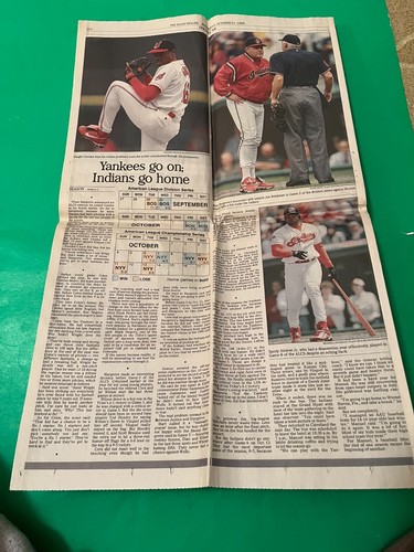 JIM THOME 1998 A Season to Remember Newspaper Souvenir Section 12 pages Indians - Picture 2 of 2