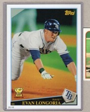2009 EVAN LONGORIA - 2017 Topps All-Star Rookie Cup Reprints - Jumbo 5x7 - x/49