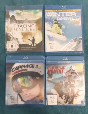 Carnage 3D, Tracing SKYLINE, WINTER Games, At the very last Moment - BLU-RAY Neu