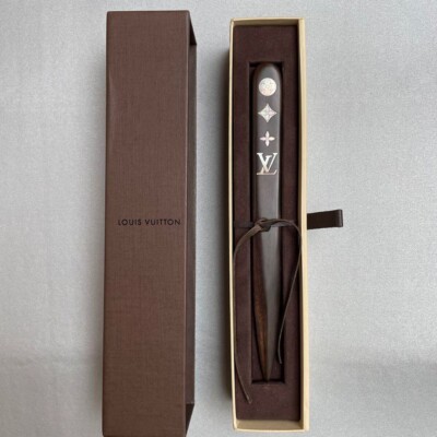 Authentic Louis Vuitton Letter Opener Paper Knife Wooden VIP Gift