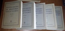 CHIARUGI - ISTITUZIONI DI ANATOMIA DELL'UOMO - SOC. ED. LIBRARIA - 1963 - 5 VOL.