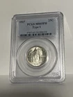 1917-P Standing Liberty Quarter Type 1 T1 Silver PCGS MS65FH - Back Has Mark-