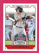 ELIH MARRERO 2015 USA Baseball Stars & Stripes Rookie RC #37
