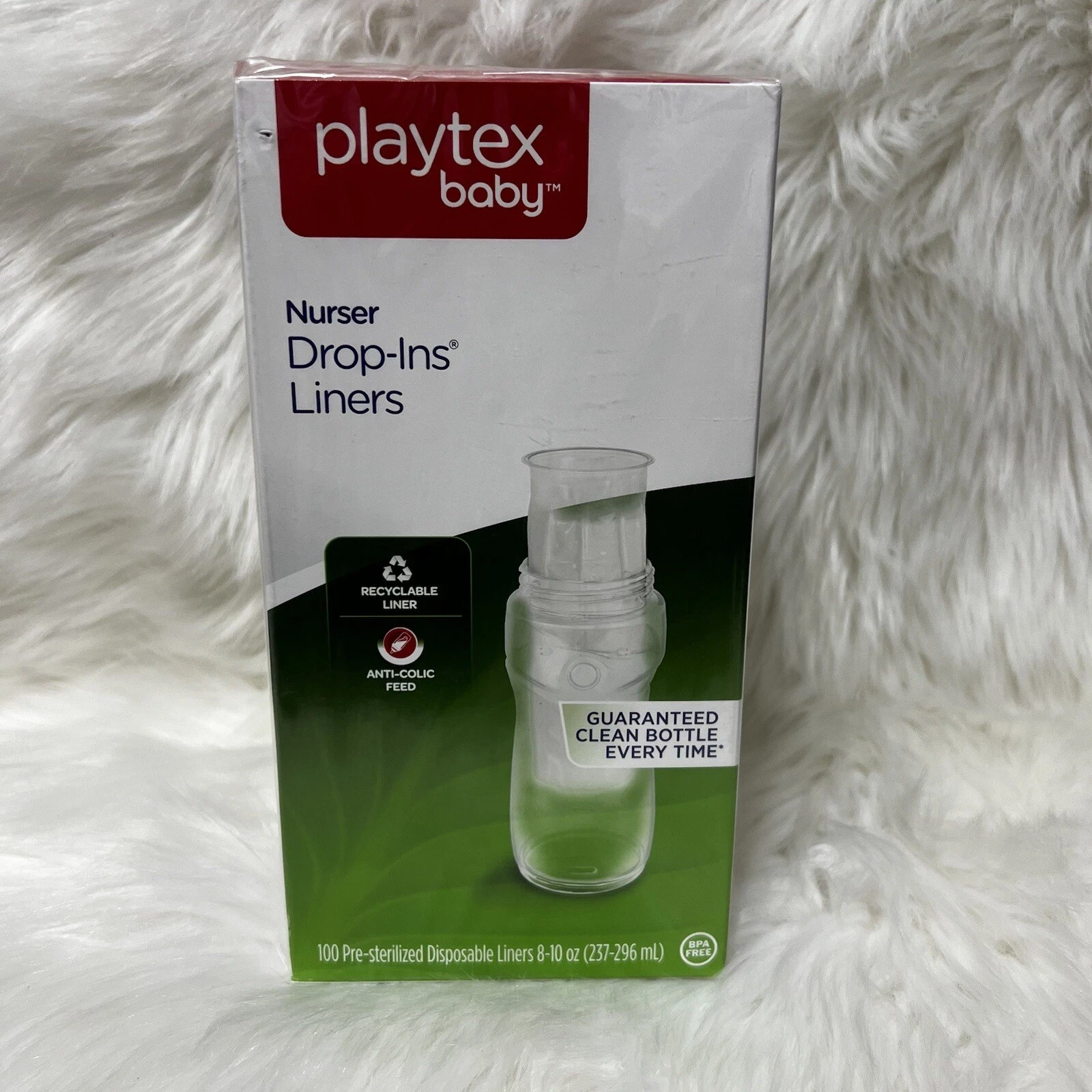 PLAYTEX BABY Nurser Drop-Ins Liners 100ct 8-10oz
