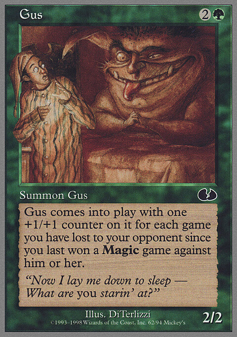 Magic the Gathering MTG Gus (62) Unglued   LP