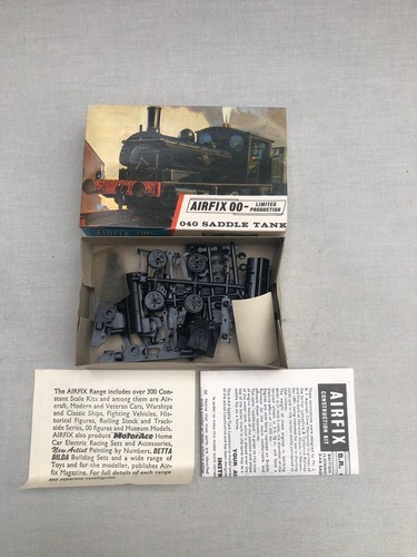 Airfix R9 OO Gauge BR 0-4-0 Pug Saddle Tank Model Kit Red Stripe Box Complete
