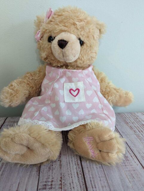 Harrods Girl Teddy Bear plush stuffed toy without outfit