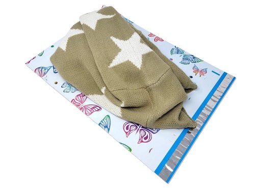 Rainbow Butterlies Designer 10x13, 14.5x19 Inch Poly Mailers, Self Seal Colorful - Picture 13 of 14