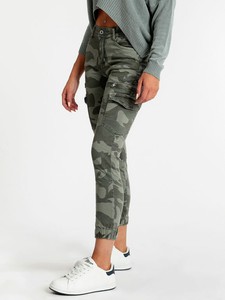 pantaloni cargo mimetici donna