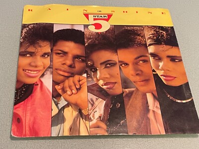 Five Star - Rain or Shine - Summer Groove -  Vinyl Record 7'' Single  1986 5 Star