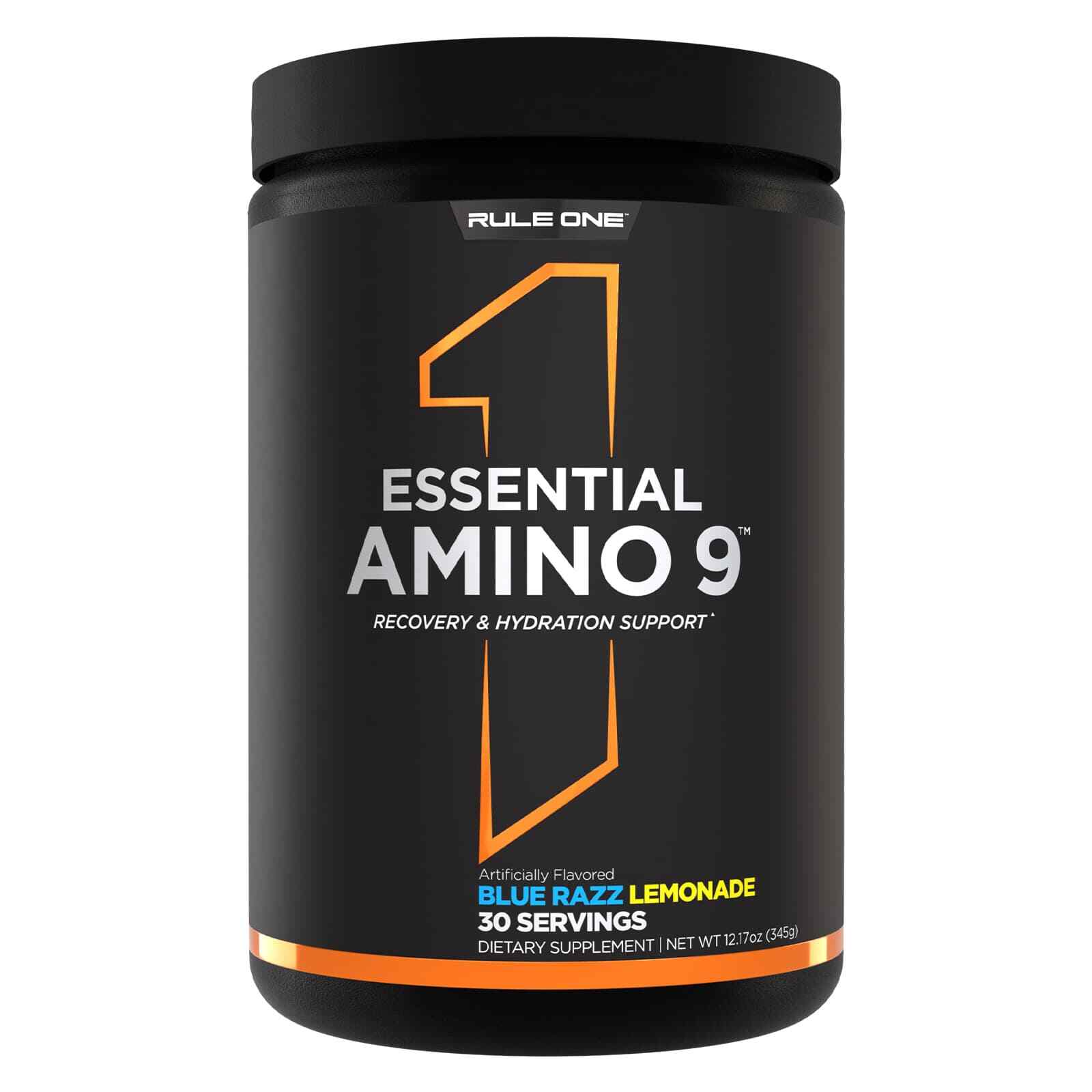 RULE 1 Essential Amino 9 30 порций увлажняющие аминокислоты с лимонадом Blue Razz 345 г 4790₽