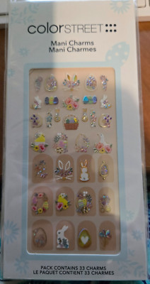 Color Street Nail CHARMS ~ SPRING DELIGHTS Accents ~ EASTER EDITION Stickers