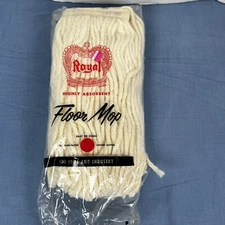 Royal Maid Synthetic String Mop Head Refill Spring Clip Replacement No 10 Clean