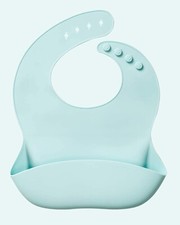 2 Pack Nightingale 100 Platinum Silicone Bib PENQUIN  AQUA  BRAND NEW 