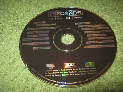 7 Seconds - The Music The Message (cd) punch hole in bar code | eBay