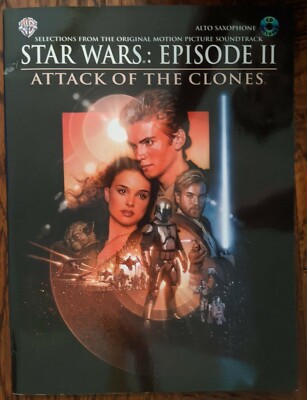 2002 Star Wars Episode II Attack Of The Clones John Williams Alto Sax with CD