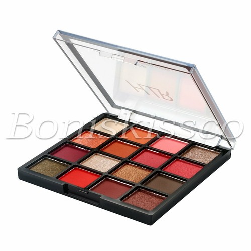 16 Colors Eyeshadow Palette Nude Tone Shimmer Matte Long Lasting Cosmetic Makeup - Picture 20 of 33